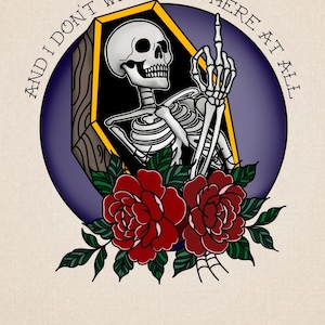PRINT: The Story So Far - Letterman  | Tattoo | Skeleton | Photo | Neo Trad | Lyrics