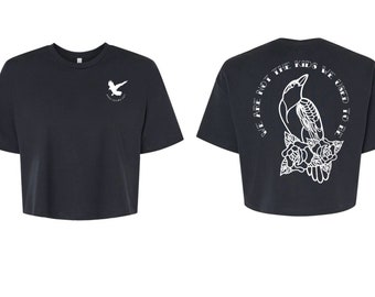 CROPPED TEE: Alexisonfire - Old Crows T-Shirt | Short | Crop |Cropped