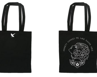 TOTE BAG: Alexisonfire - Sharks and Danger | Tattoo | Neo Trad | Band | Music | Song | Bag | AOF