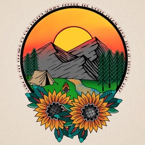 PRINT: City & Colour - The Girl | Download | Art | Tattoo | Inspired | Traditional | Neo Trad |