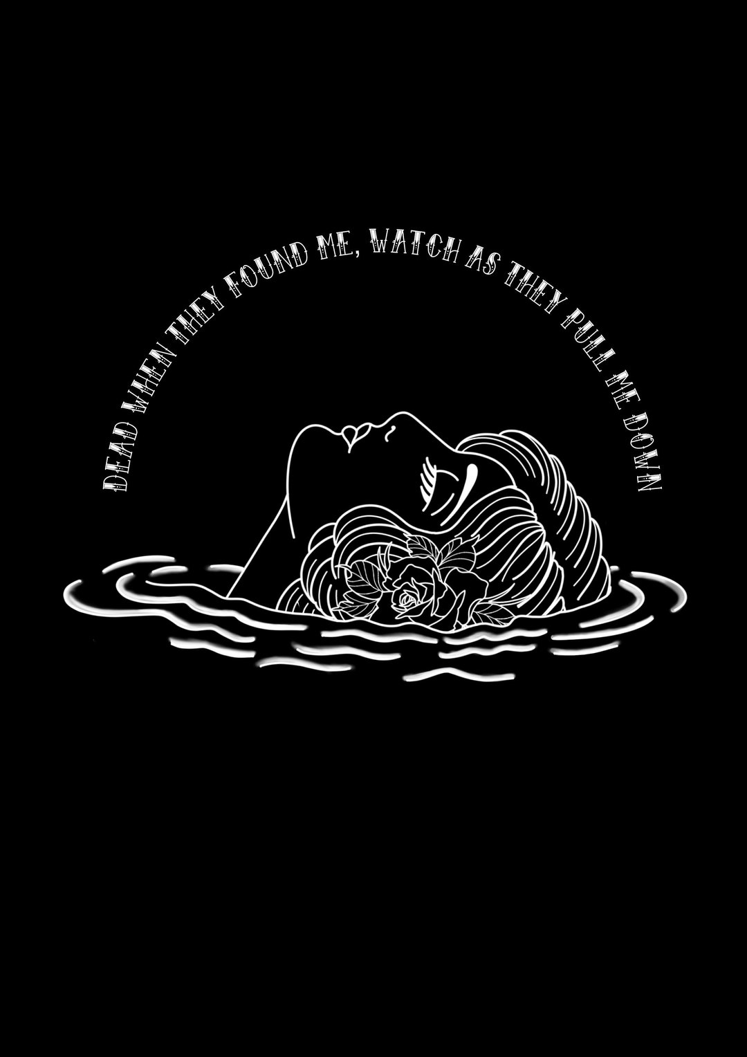 PRINT Chvrches How Not to Drown Black & White Download Etsy