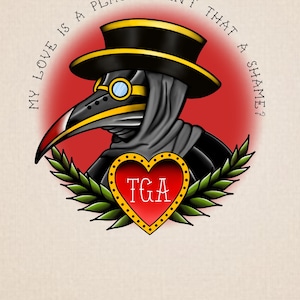 PRINT: Gaslight Anthem - Ain’t That A Shame | A4 | A5 | Art | Tattoo | Inspired | Traditional | Neo Trad | Drawing | Music |