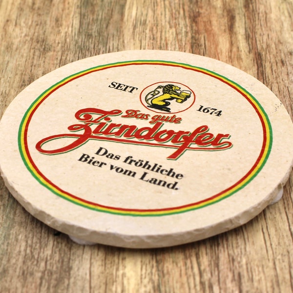 Zirndorfer - coasters made of natural stone - 100% handmade in Bavaria, glass coasters, beer mats made of stone, Zirndorf