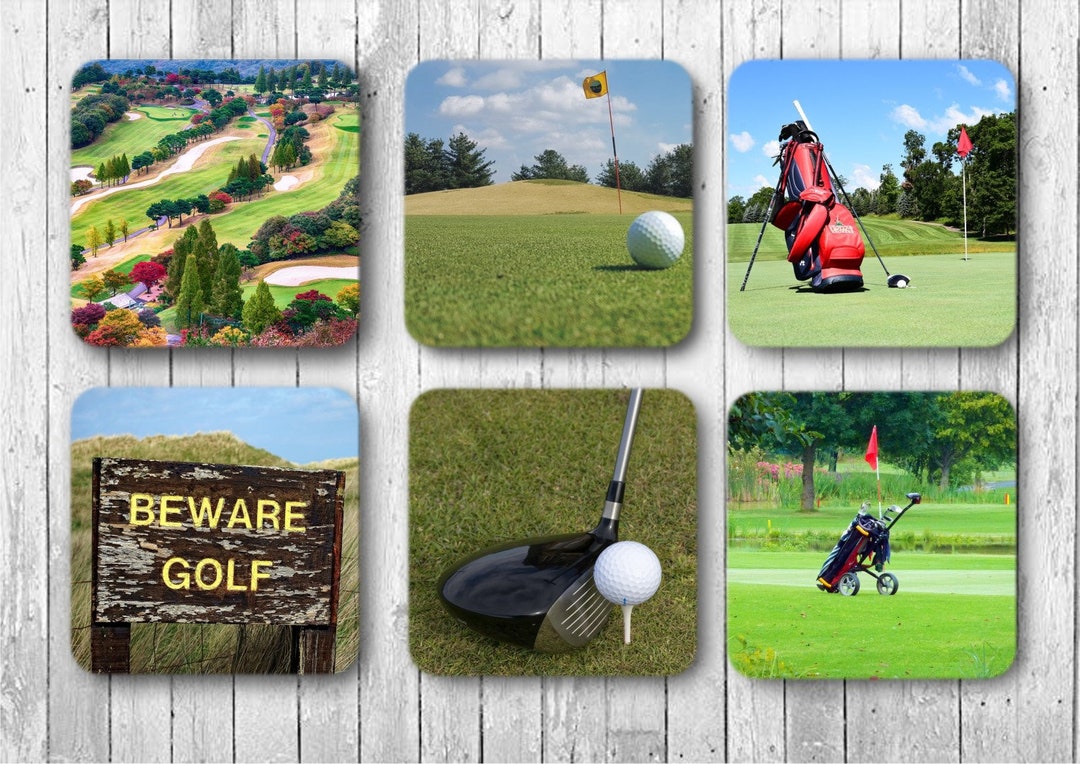 Golf Course Coaster Golf Coasters - Etsy