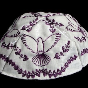 Kippah Judaica Machine embroidery design Pes, Hus, Jef, Dst, Exp, Jef, Vip, Vp3, Xxx, Sew, Shv, Art