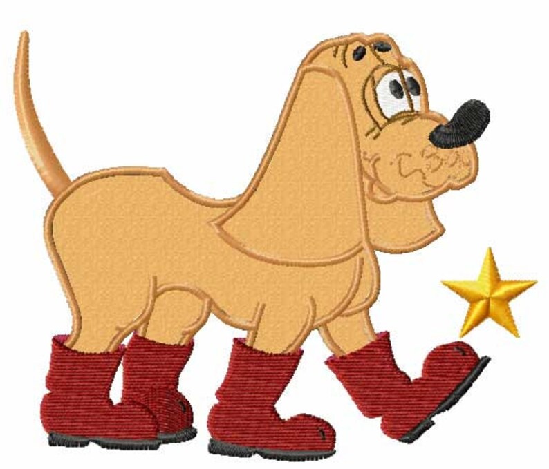 Dogs Appliqué Machine Embroidery Designs Set 5x7 Pes Hus Etsy