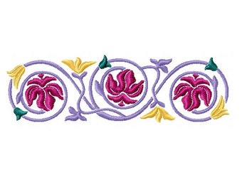 Elegant Borders Machine Embroidery Design Pes, Hus, Jef, Dst, Exp, Jef, Vip, Vp3, Xxx, Sew, Shv, Art