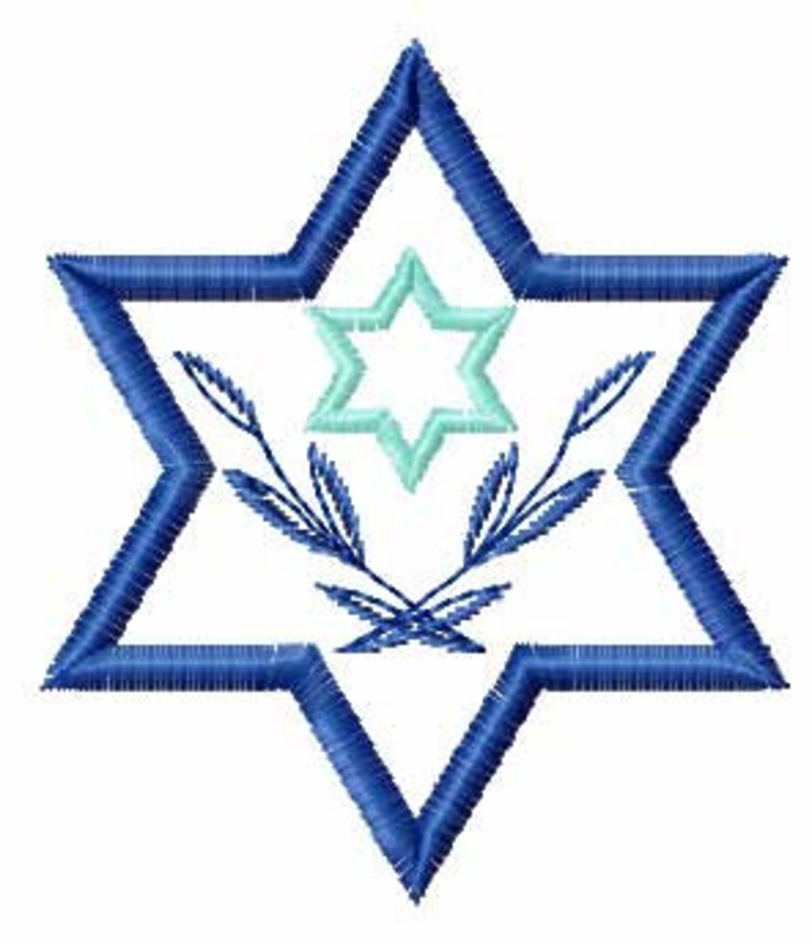 Star of David Machine Embroidery Design 4x4 Pes Hus Jef - Etsy