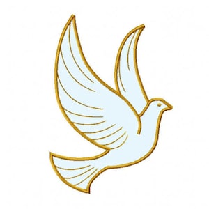 Dove Judaica Applique Machine embroidery design Pes, Hus, Jef, Dst, Exp, Jef, Vip, Vp3, Xxx, Sew, Shv, Art