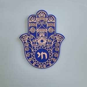 Ornamental Hamsa Wall Hanging 3D Print Stl Files | 3D Print Model - Digital Download, Commercial License