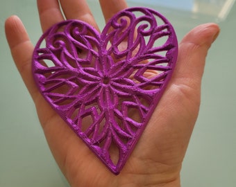 Valentine Heart 3D Print Stl Datei | 3D Druck Modell - Digitaler Download, Kommerzielle Lizenz