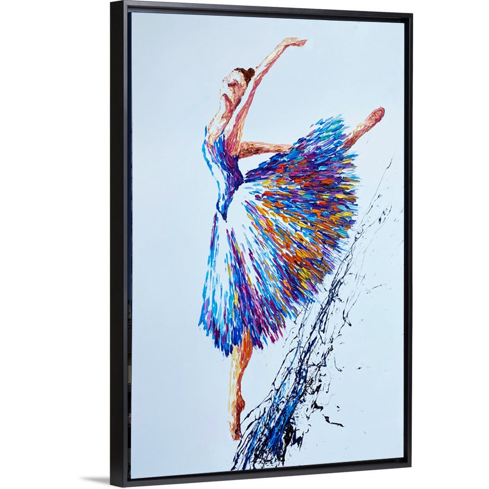 Oversized Painting On Canvas Ballerina Painting Ballet Dancer Etsy
