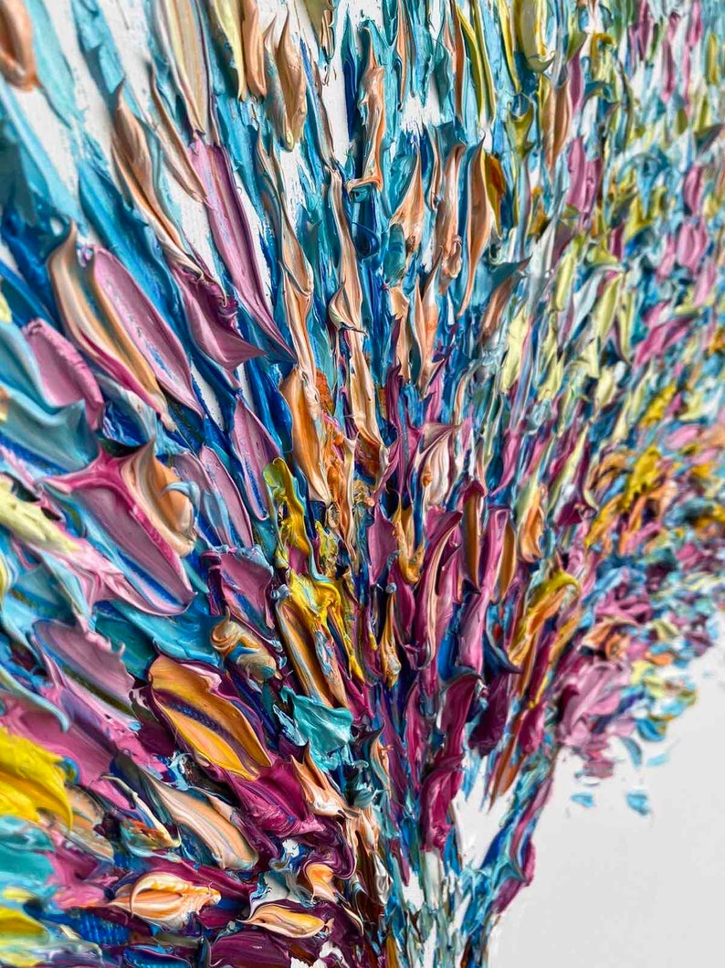 Extra Large Wall Art Tree Painting Abstract Painting Modern Etsy