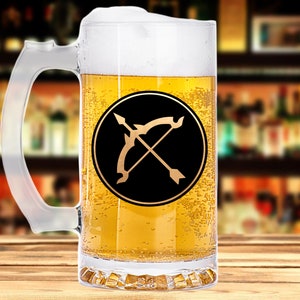 Final Fantasy Archer Beer Mug Stein Beer Lover Gift Glass Personalized Gamer Gifts Geek Gift Beer Stein Gift For Him Fathers Day Gift k570