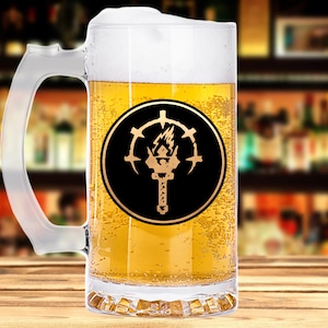 Darkest Dungeon Mug Beer Lover Gift Mug Glass Personalized Gamer Gift Geek Gift Custom Beer Stein Glass Gift For Him, Fathers Day Gift k243