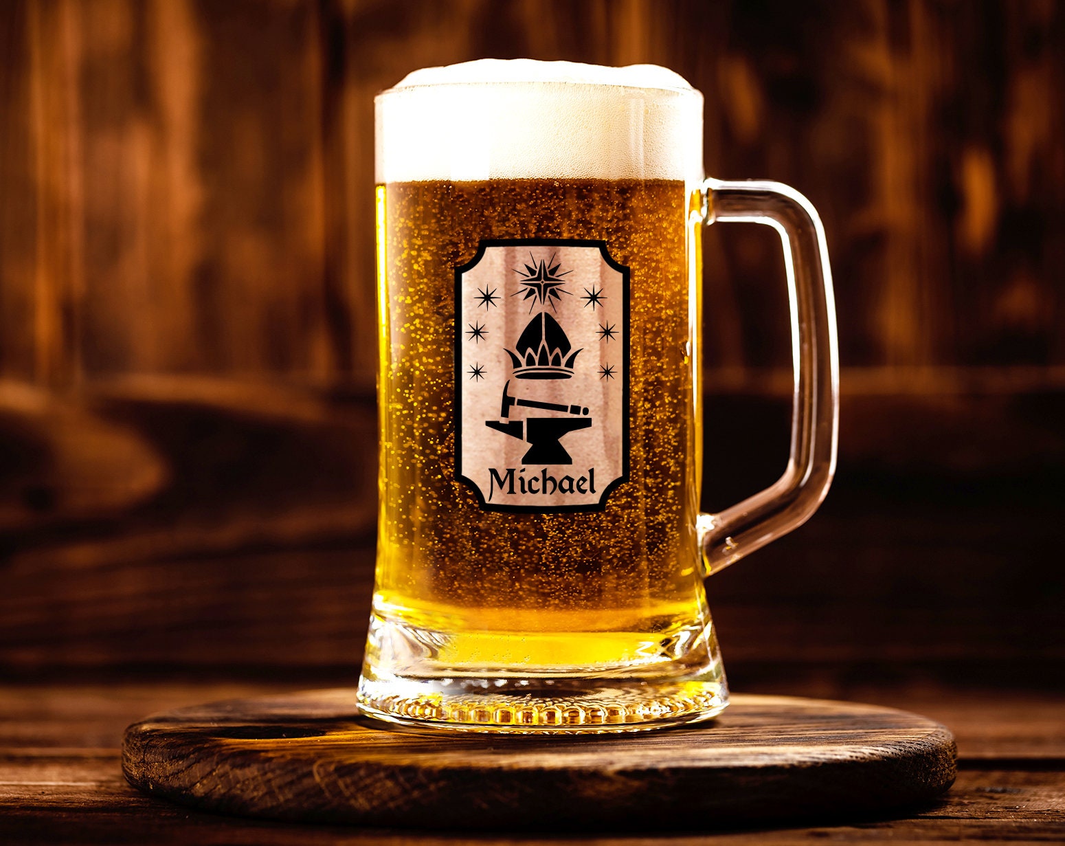 Durin Beer Mug Glass Hobbit Mug Lord of the Rings Gift LOTR | Etsy