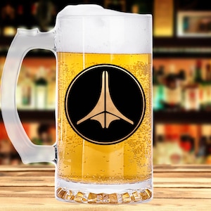 Mass Effect Asari Republics Beer Mug Glass Custom Gamer Gifts Geek Gift Beer Stein Beer Lover Gift Mug Gift For Him Fathers Day Gift k266