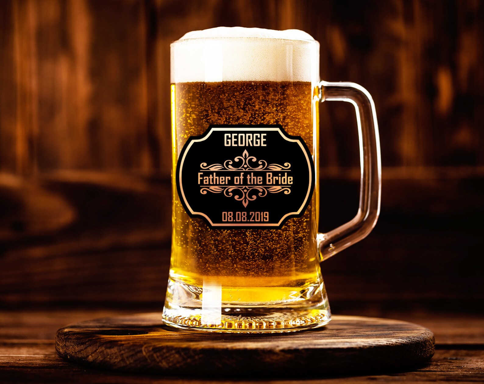 Groomsmen Beer Mug Best Man Gift Groom Gift Personalized Etsy