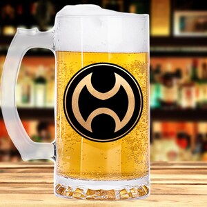 Final Fantasy Warrior Beer Mug Stein Beer Lover Gift Glass Personalized Gamer Gift Geek Gift Beer Stein Gift For Him Fathers Day Gift k596