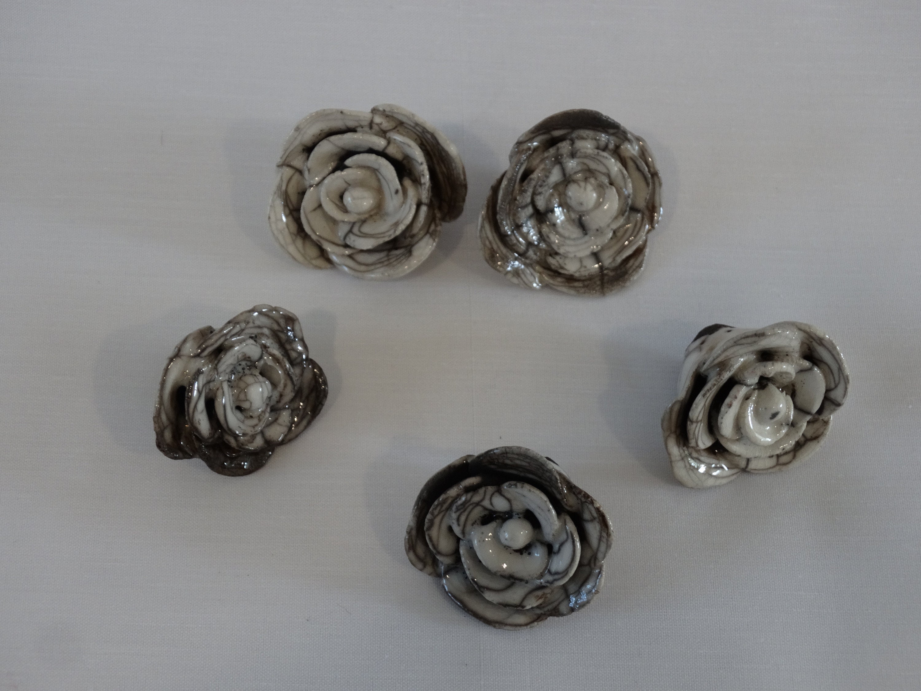 Roses en Raku