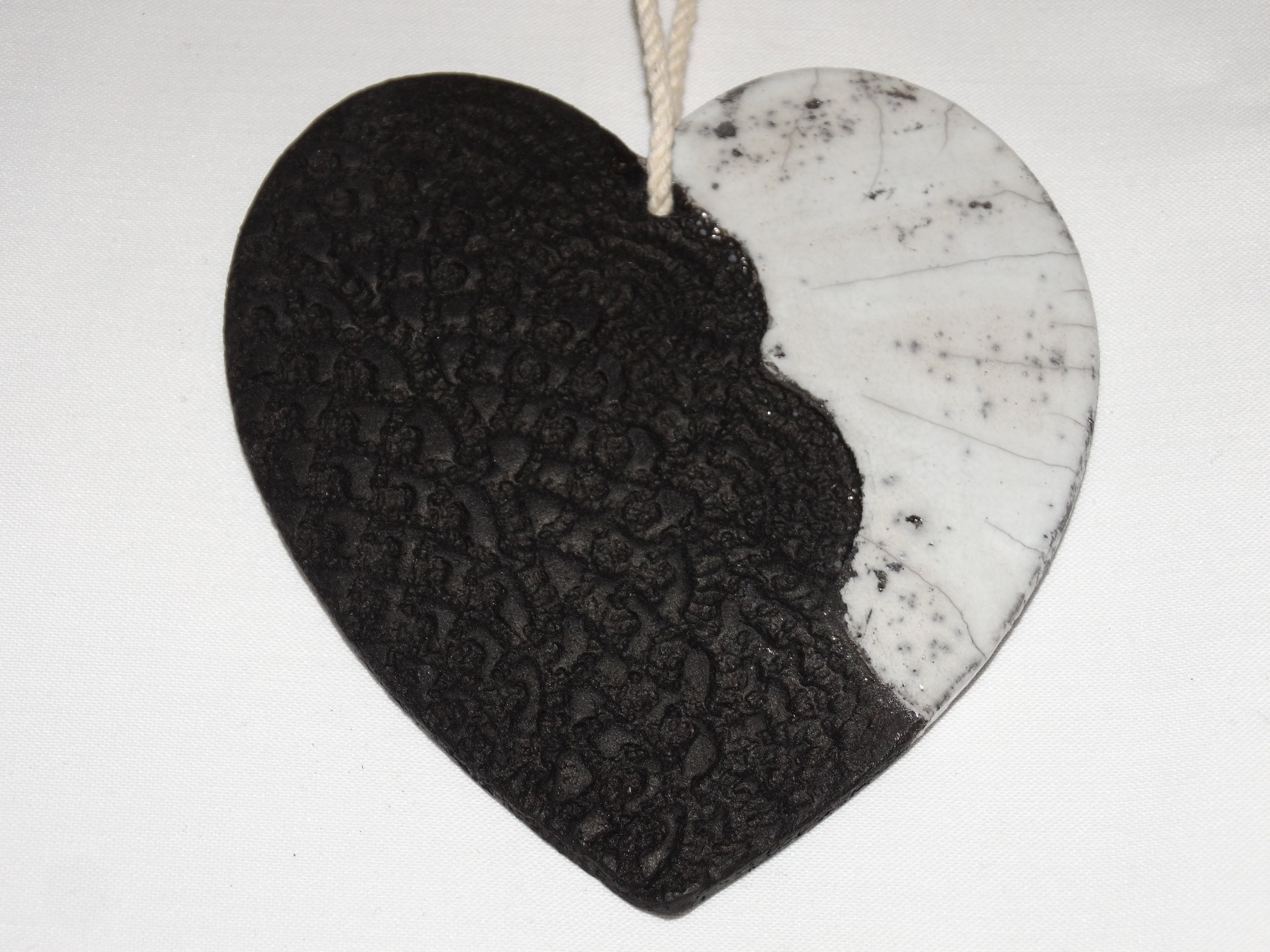 Suspension Coeur en Raku