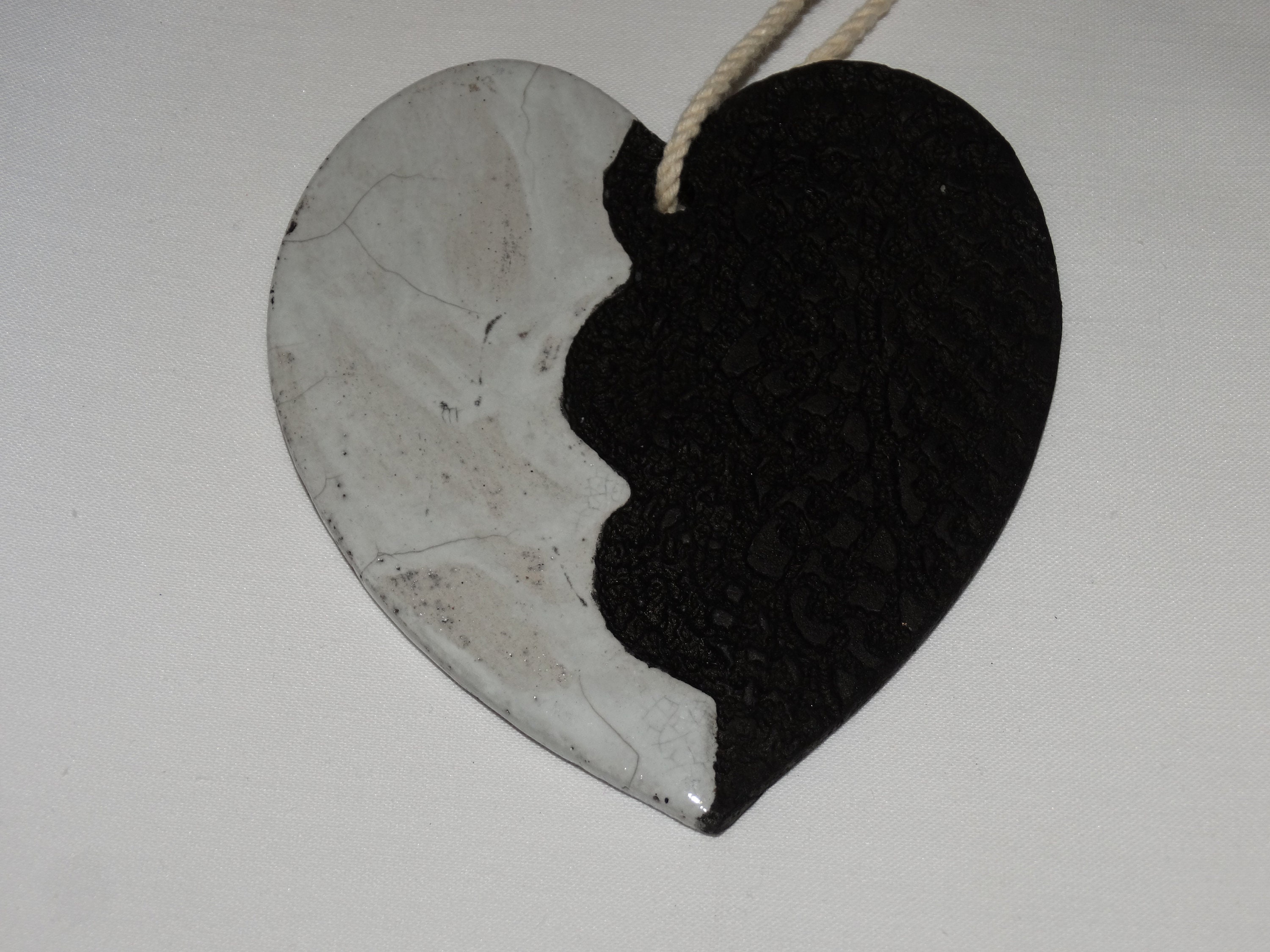 Suspension Coeur en Raku