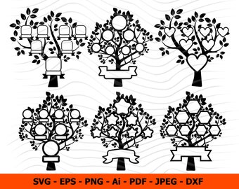 Download Free Family Tree Svg File Etsy SVG Cut Files