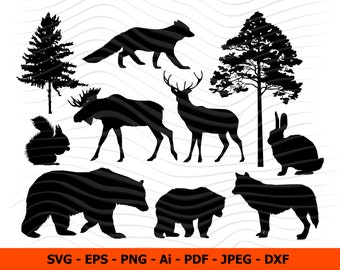 Cartoon Wolf Png Etsy