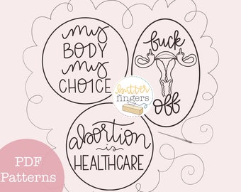 Pro-Choice Pattern Bundle **PDF download***