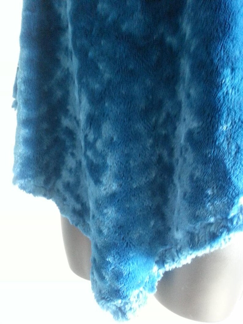 Boho Teal Handmade Gypsystyle Poncho