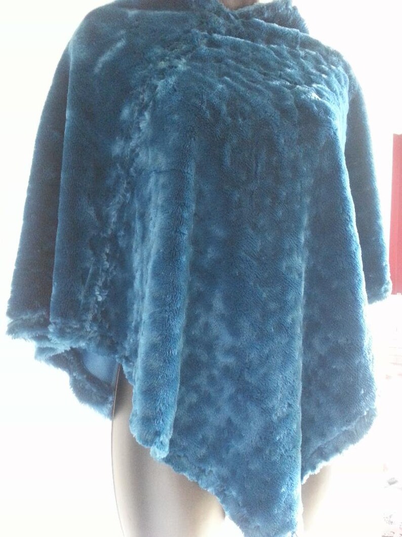 Boho Teal Handmade Gypsystyle Poncho