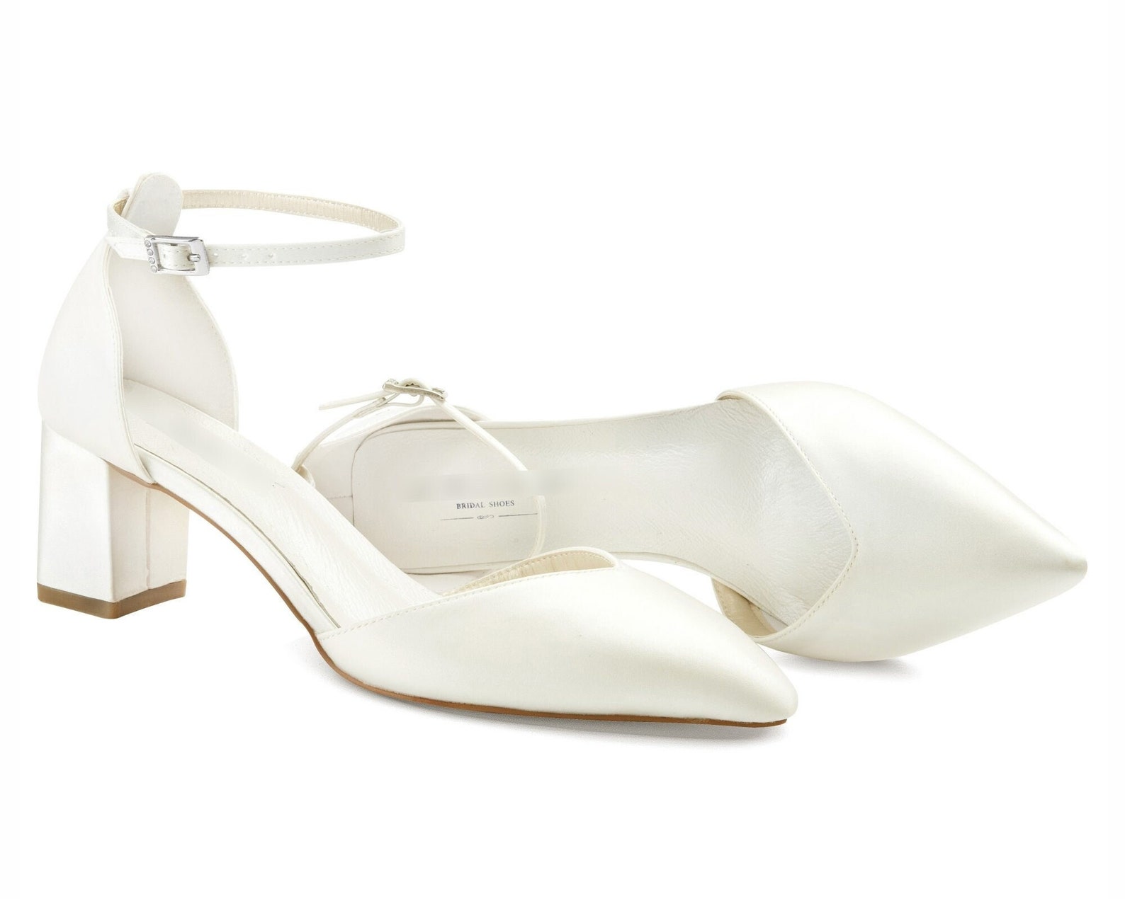 Bridal Shoes With Pearls, off White Bridal Sandals, Bridal Shoes Block ...