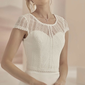 Lace Bridal Bolero, Bridal Bolero, Lace Bolero for Wedding, Lace Bolero for Brides