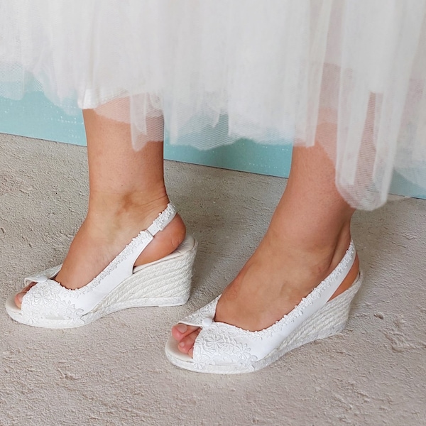 bridesmaid shoes wedges