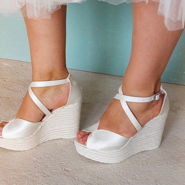 Bridal sandals, Sandals for beach wedding, Espadrilles for beach wedding, Wedding sandals