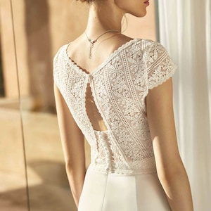 Lace Bridal Bolero, Bridal Bolero, Lace Bolero for Wedding, Lace Bolero for Brides