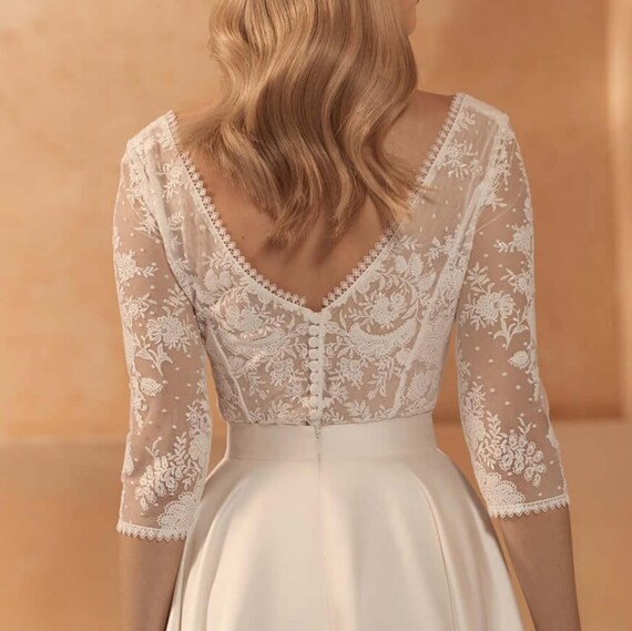 Conjunto Body Falda De Novia Elegante Espectacular Set De Dos Piezas De Novia Conjunto Novia Boda Civil Falda De Novia Midi Etsy UK