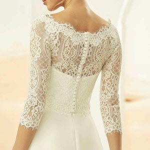 Spitze Braut Bolero, Braut Bolero, Spitzen Bolero für Hochzeit,
