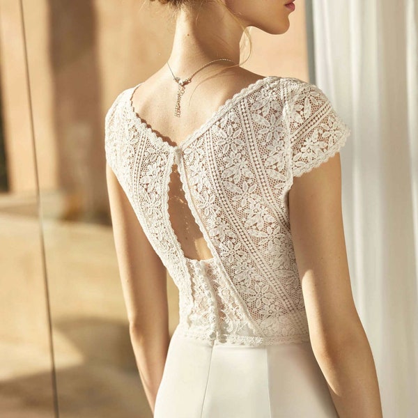 The Marie Bolero in White