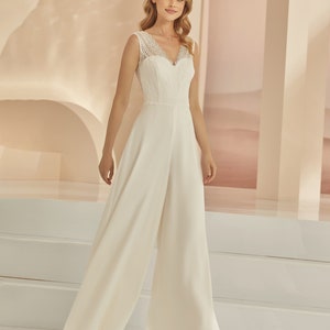 Bridal jumpsuit, Courthouse dress, Elopement dress, Civil elope wedding dress, elopement dress civil wedding dress, Bridal Jumpsuit Dress,