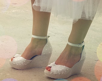 Espadrilles de mariée Romance