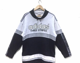 adidas 3-stripes turtleneck sweatshirt adidas 3-stripes turtleneck sweatshirt