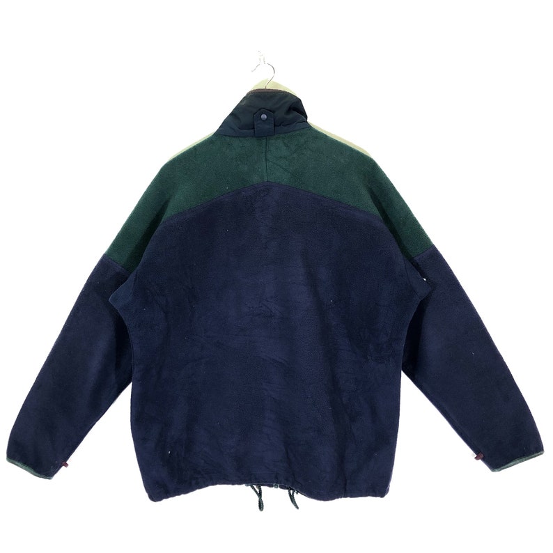 Rare!! Vintage Columbia Fleece Two Tone Zipper Usa Made