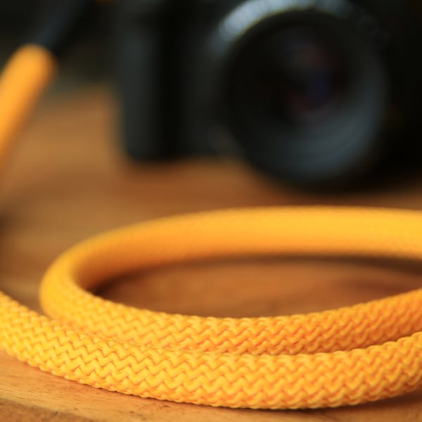 Dark Yellow Strap / Yellow Camera Strap / DSLR Strap