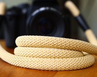 Bracelet beige / Dragonne beige pour appareil photo / Dragonne pour reflex numérique