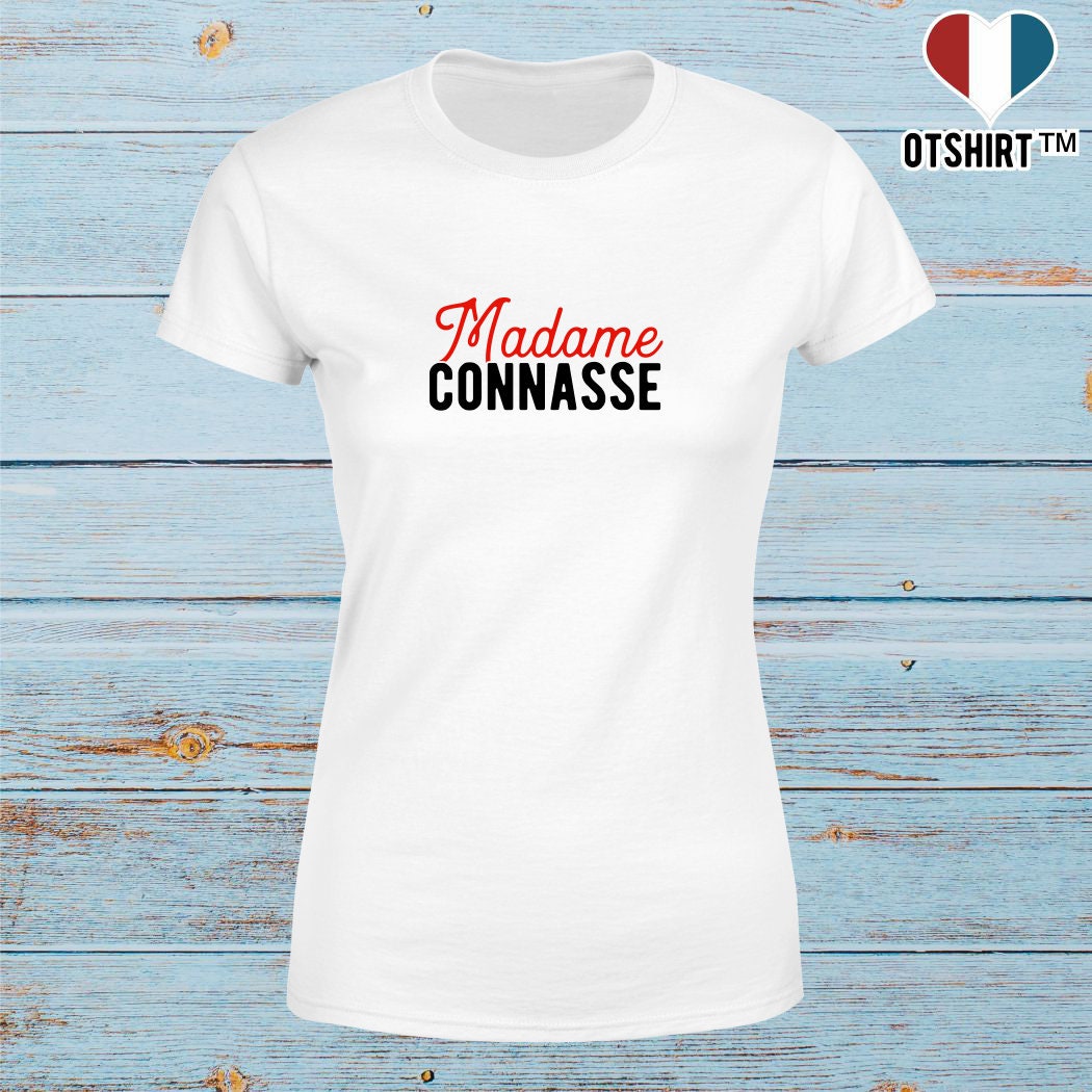 T Shirt Pas Cher Femme Madame Connasse Cadeau Noel Humour Etsy Australia