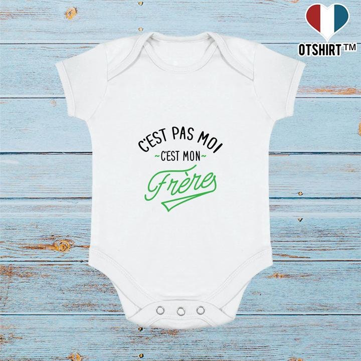 Body Bebe C Est Pas Moi C Est Mon Frere Cadeau Noel Etsy