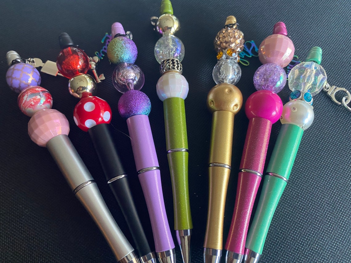 Beadable Penscustom Ink Penspersonalized Penscharm Etsy