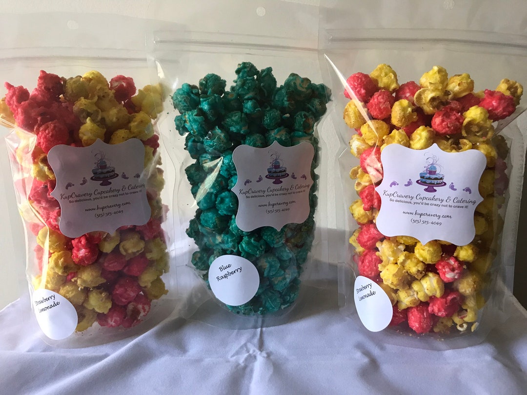 Gourmet Candy Coated Popcorncandy Popcorngourmet Etsy