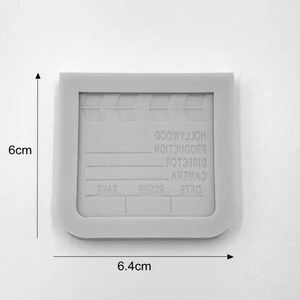 Movie Clapboard Mold-Hollywood Mold-Film Reel Mold-Film Silicone Mold-Movie Silicone Mold